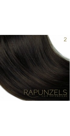 1 Gram 18" Nano Tip Colour #2 Darkest Brown (25 Strands)